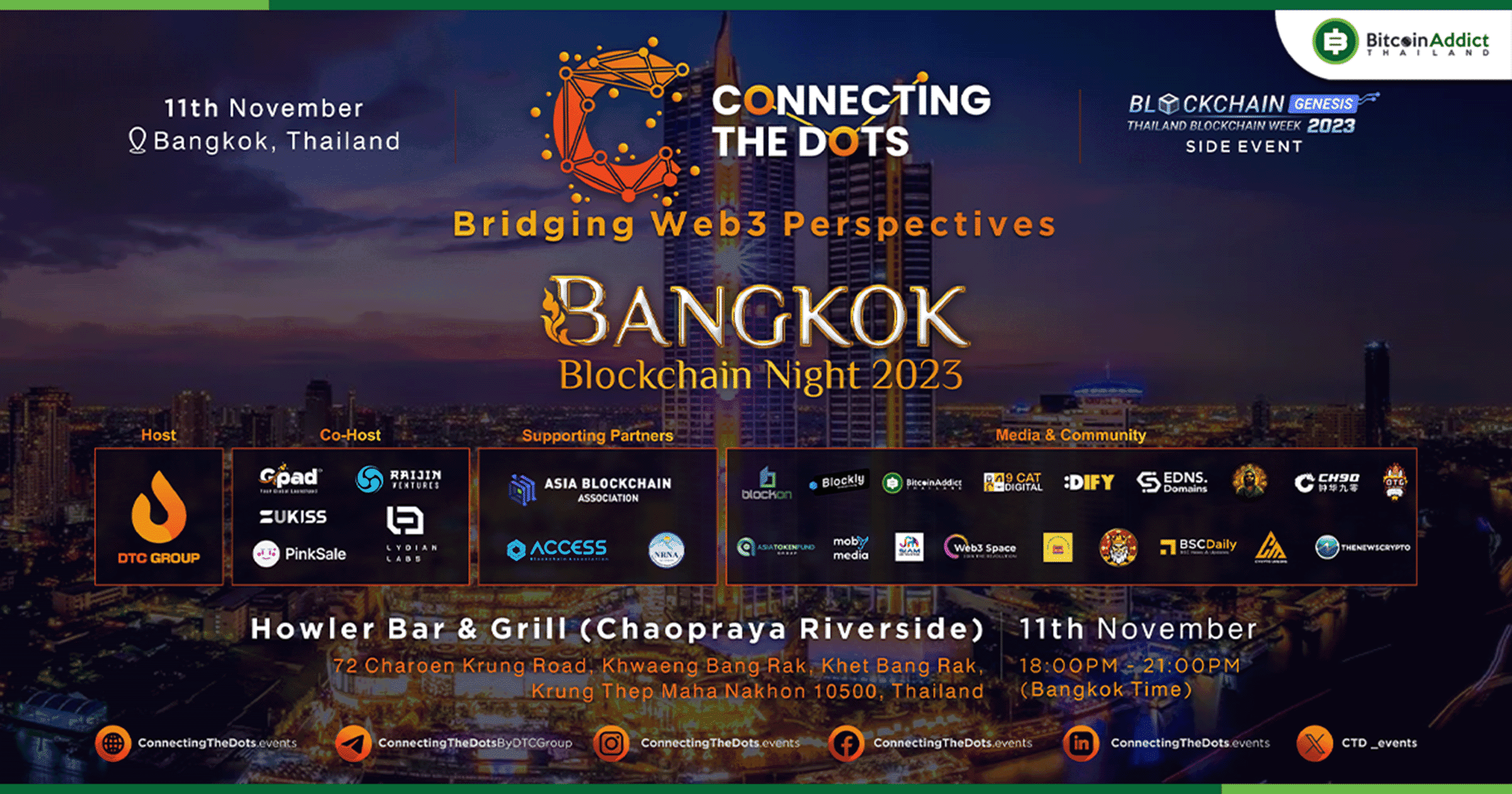 Connecting the Dots จัดงาน “Bangkok Blockchain Night 2023” เชื่อมมุมมองต่าง ๆ ของโลก Web3