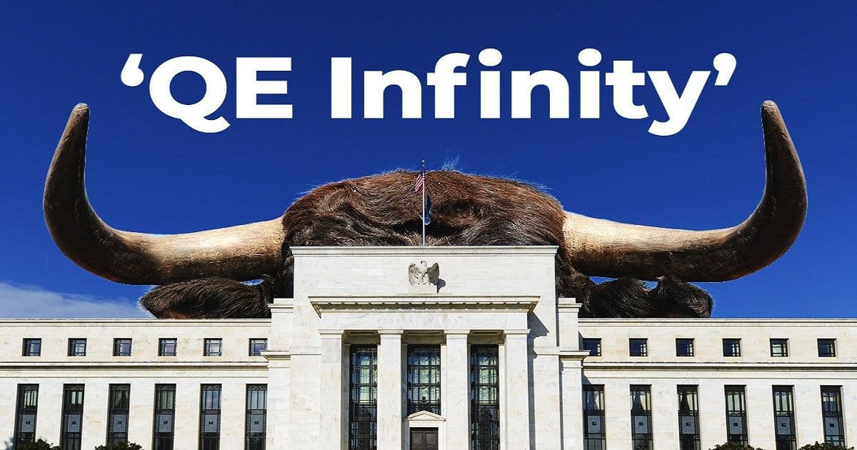 ราคา Bitcoin พุ่งกว่า 12% หลังจาก FED ประกาศมาตรการ QE ในวงเงินไม่จำกัด