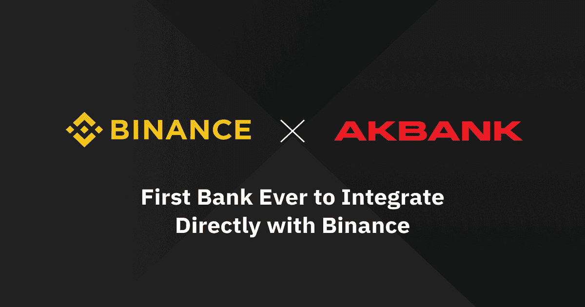 "Akbank" ธนาคารรายใหญ่ของตุรกี เข้าร่วมกับ Binance เพื่อการซื้อ Crypto ที่ง่ายขึ้น