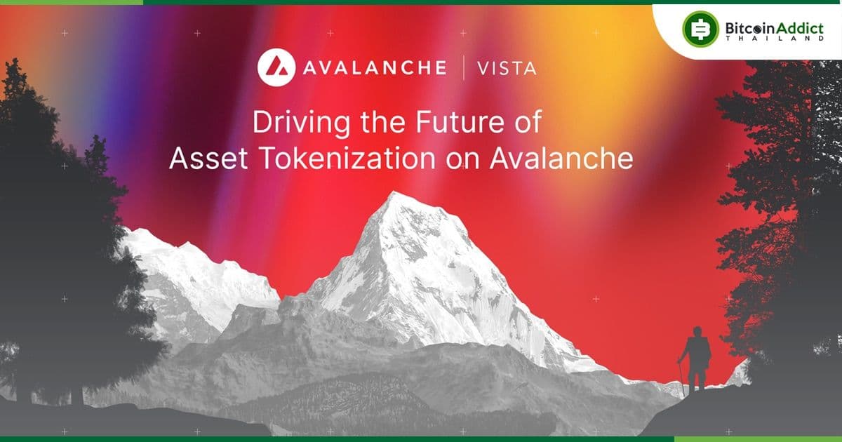 Avalanche เปิดตัวโครงการ “Avalanche Vista” มูลค่า 50 ล้านดอลลาร์ เพื่อลงทุนในสินทรัพย์ใด ๆ ที่แปลงเป็นโทเค็นได้