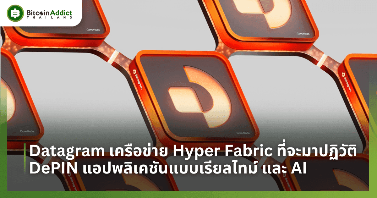 Datagram เครือข่าย Hyper Fabric ที่จะมาปฏิวัติ DePIN แอปพลิเคชันแบบเรียลไทม์ และ AI