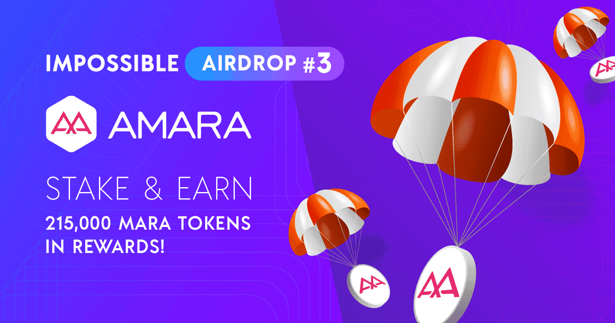 Impossible Airdrop #3 Amara Finance — Stake & Earn
