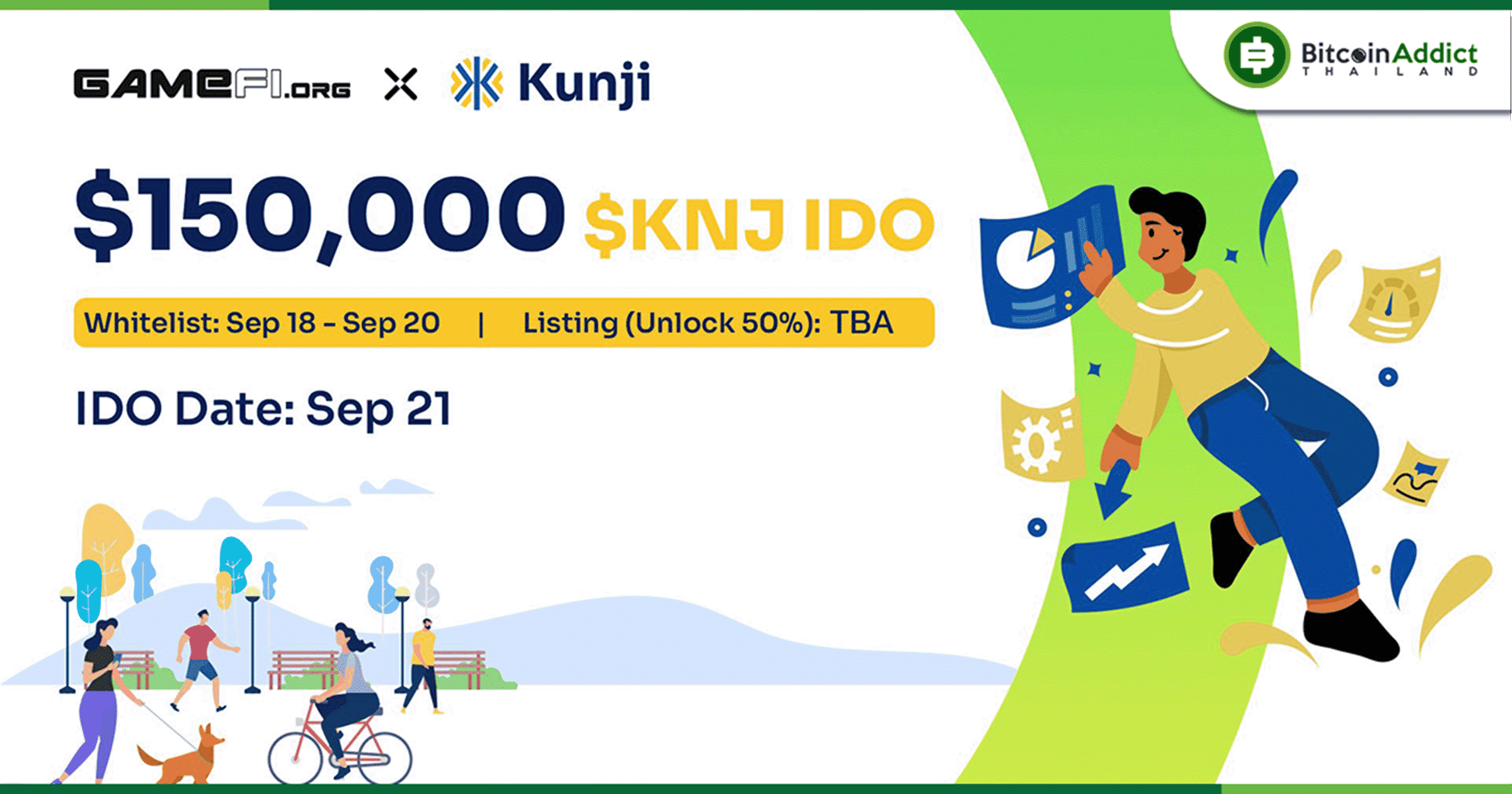 Kunji Finance เตรียมเปิดตัว IDO บน GameFi.org และ Poolz Finance