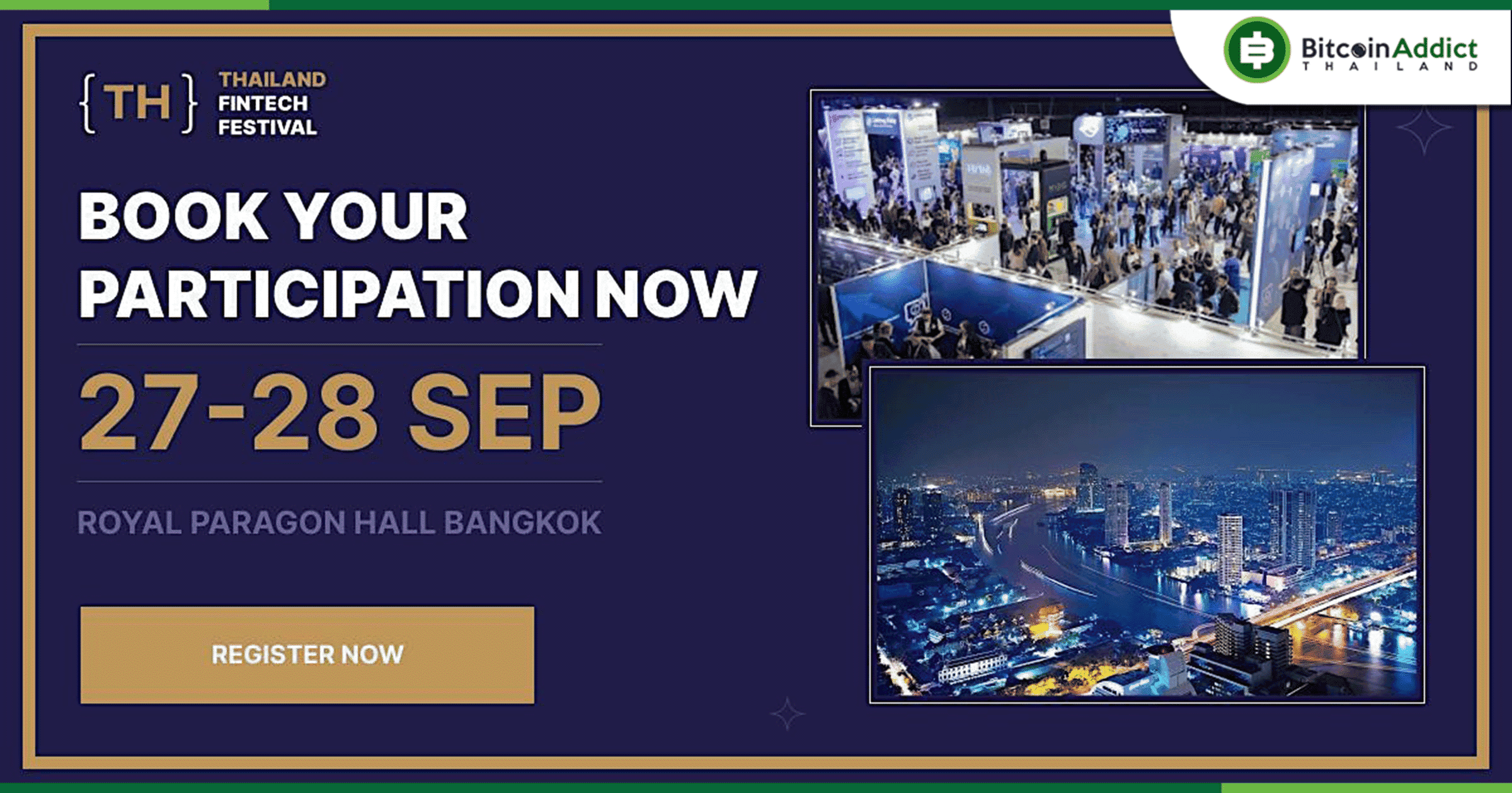 FinTech Festival Thailand ฟอรัมสำหรับสายฟินเทค พบกัน 27-28 ก.ย. นี้ ที่ Royal Paragon Hall