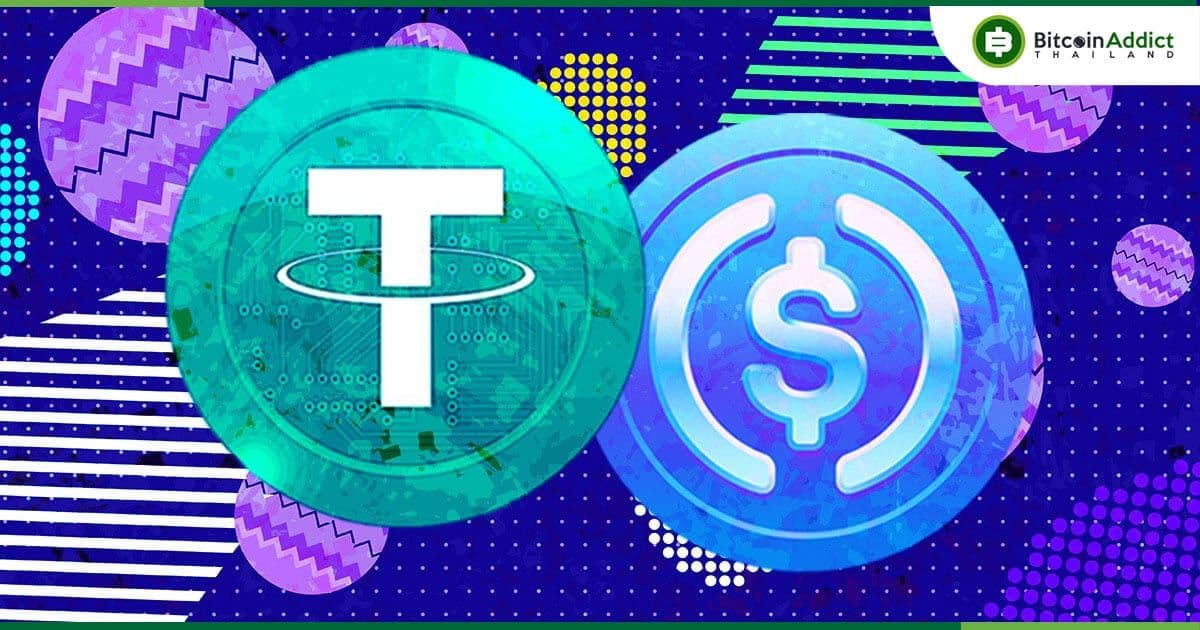 USDC ของ Circle แซงหน้า USDT ของ Tether ในจำนวนการทำธุรกรรม Stablecoin ในเดือนเมษายน — รายงานจาก Visa
