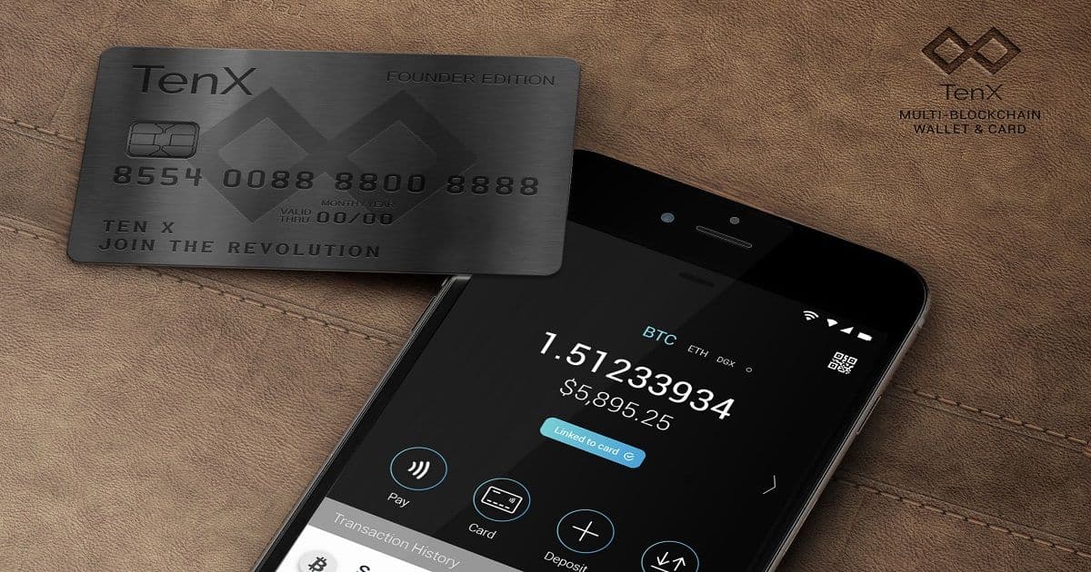 TenX : บัตรเดบิต CryptoCurrency ที่สามารถนำไปรูดซื้อสินค้าและบริการได้อย่างสะดวก