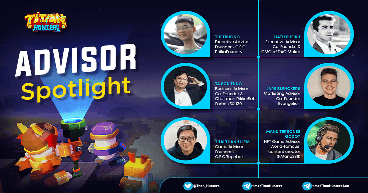 มาส่องโปรไฟล์เหล่า Advisors ของเกม Titan Hunters กันดีกว่า