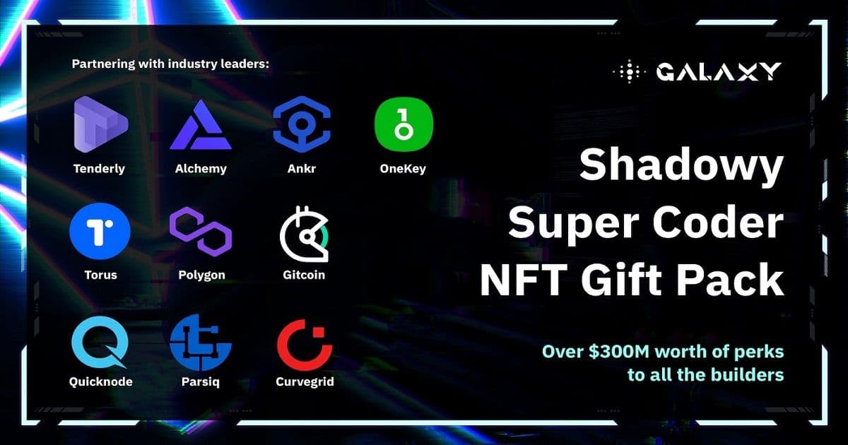 Project Galaxy ประกาศ NFT Pack “Shadowy Super Coder” พร้อม Perks มูลค่า 300 ล้านดอลลาร์
