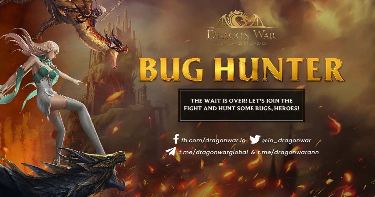Dragon War ประกาศตามล่าหาบัคใน Testnet ครั้งที่ 1