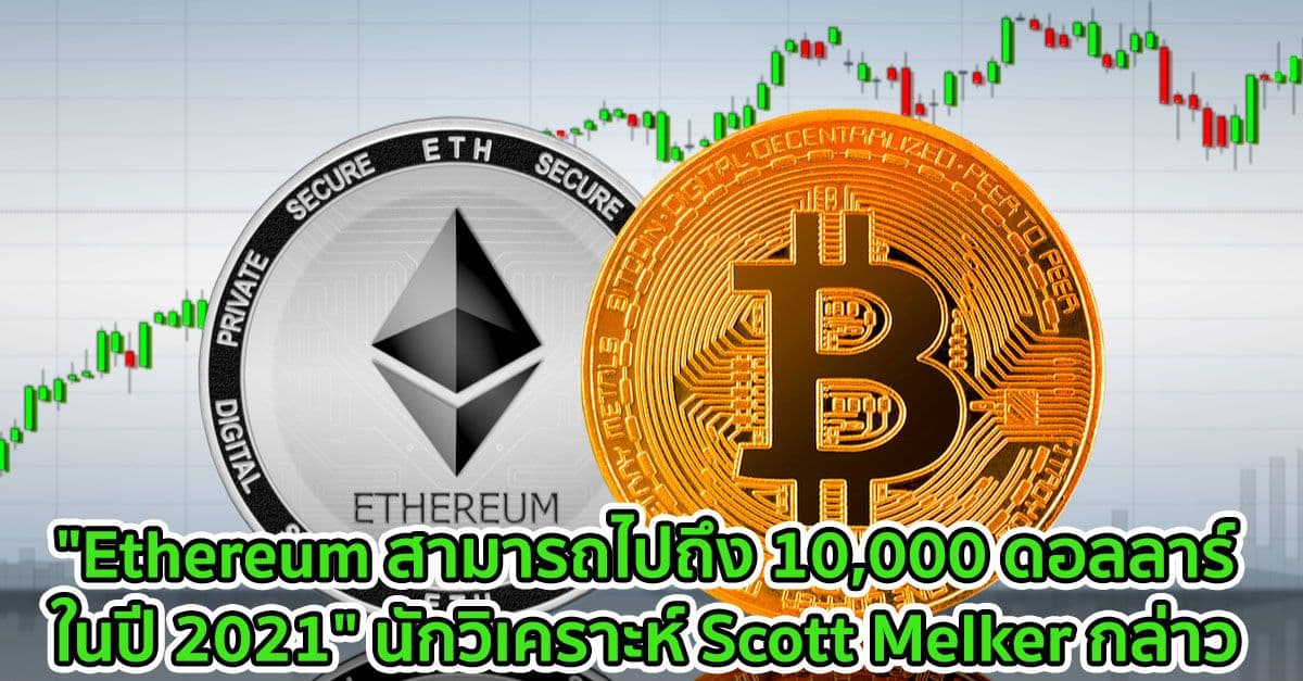 "Ethereum สามารถไปถึง 10,000 ดอลลาร์ในปี 2021" นักวิเคราะห์ Scott Melker กล่าว
