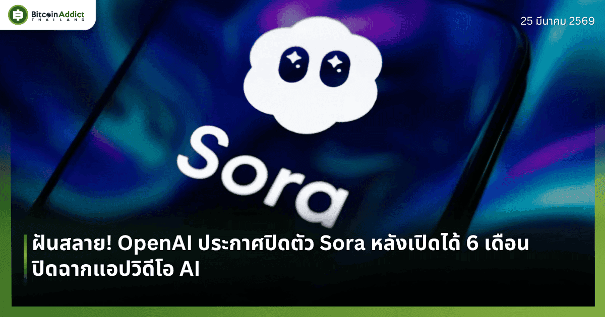ฝันสลาย! OpenAI ประกาศปิดตัว Sora หลังเปิดได้ 6 เดือน ปิดฉากแอปวิดีโอ AI
