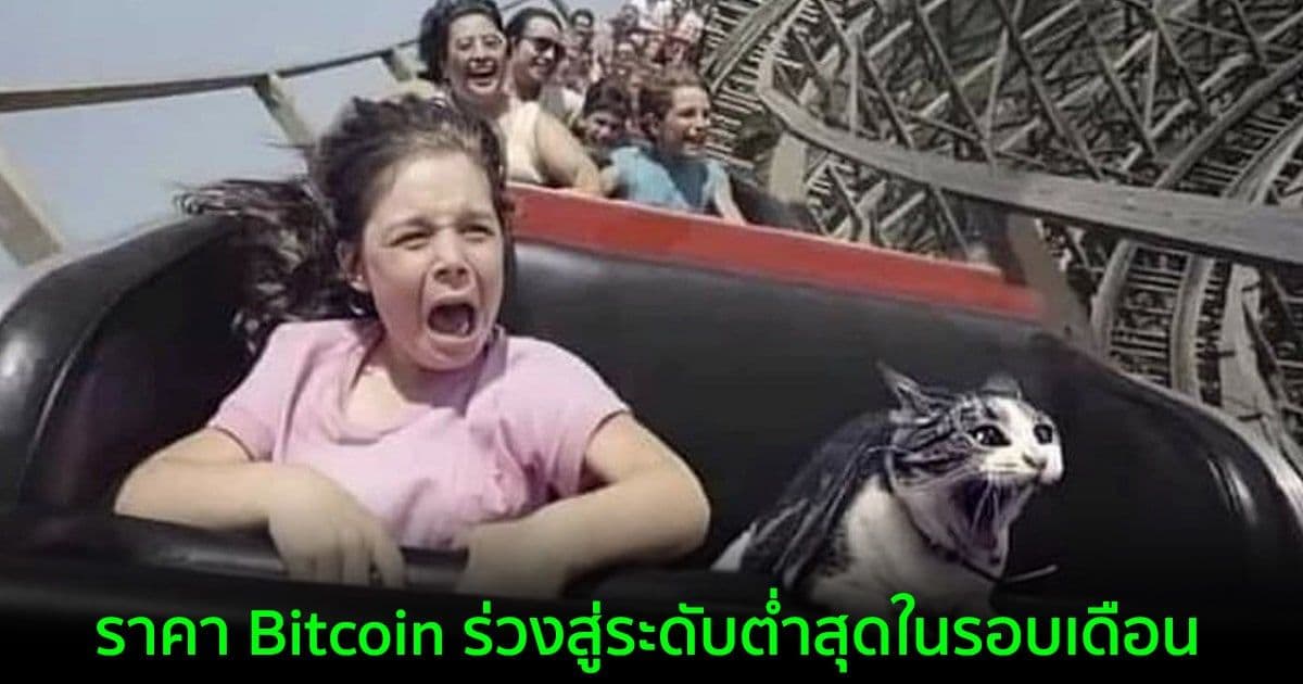 ราคา Bitcoin ร่วงสู่ระดับต่ำสุดในรอบเดือน แต่นักวิเคราะห์มองว่าคือ "โซนซื้อ"