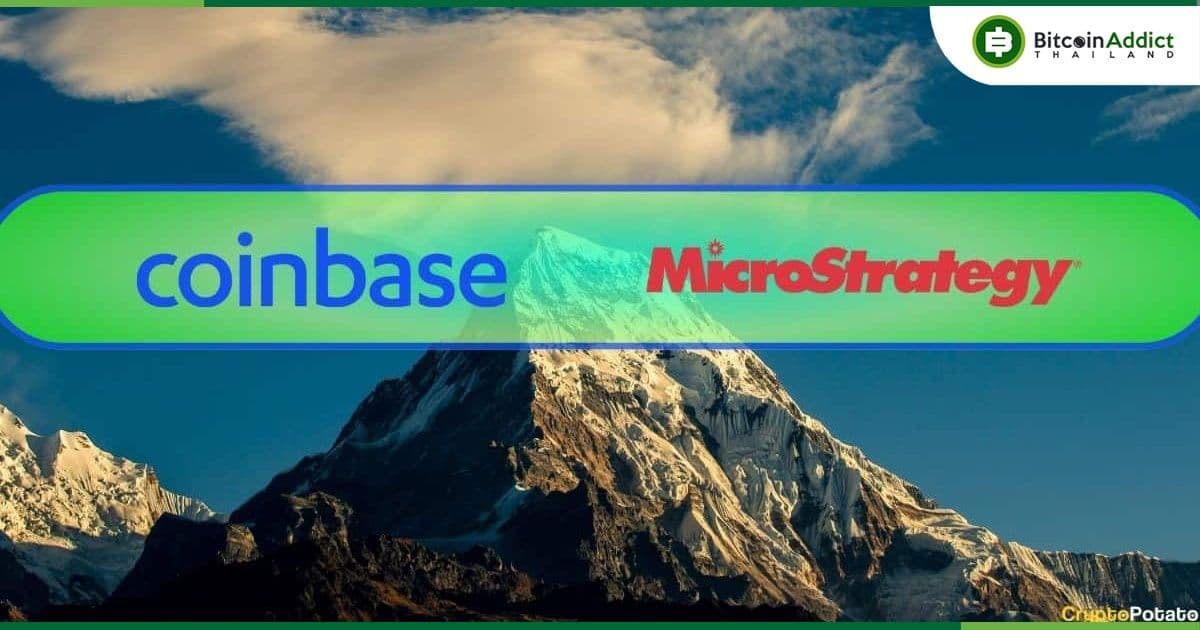 หุ้น MicroStrategy (MSTR) และ Coinbase (COIN) ทะยานสู่ระดับสูงสุดนับตั้งแต่ปี 2022