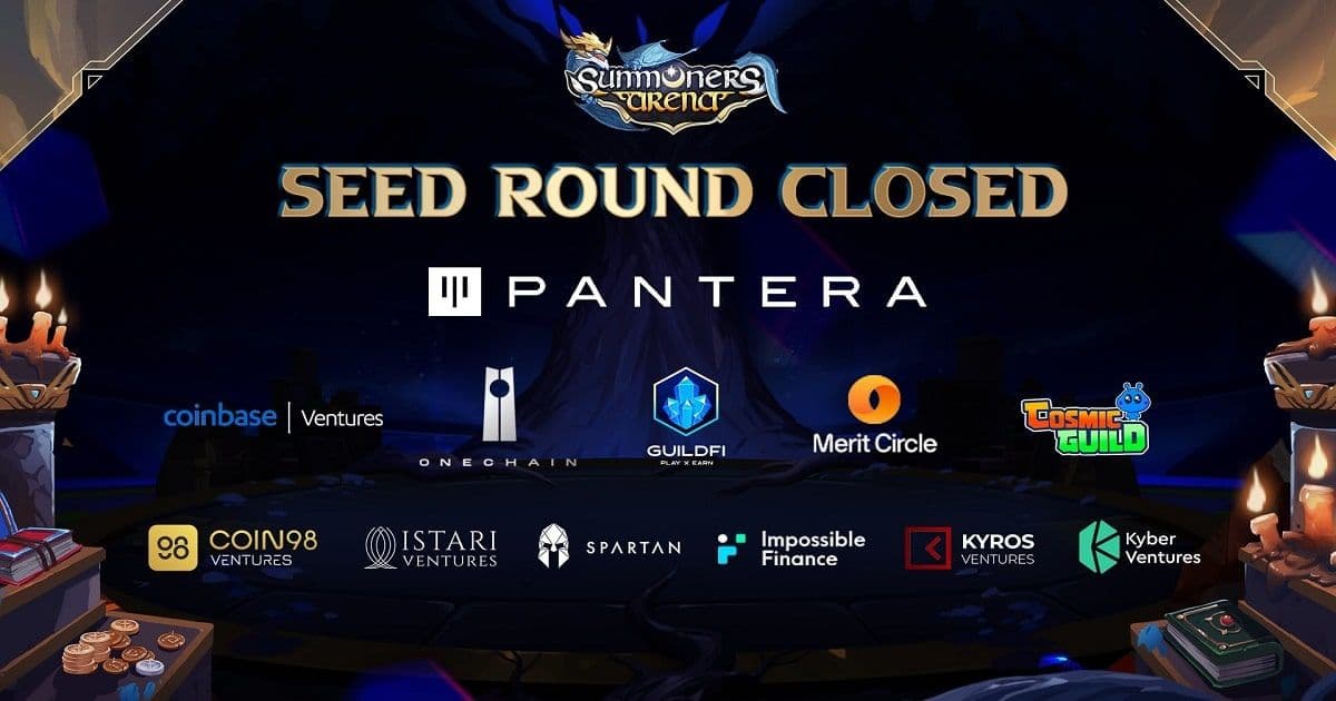 Summoners Arena ระดมทุนไปได้กว่า 3 ล้านดอลลาร์ นำโดย Pantera Capital