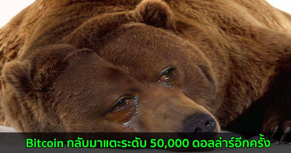 Bitcoin กลับมาแตะระดับ 50,000 ดอลล่าร์อีกครั้ง