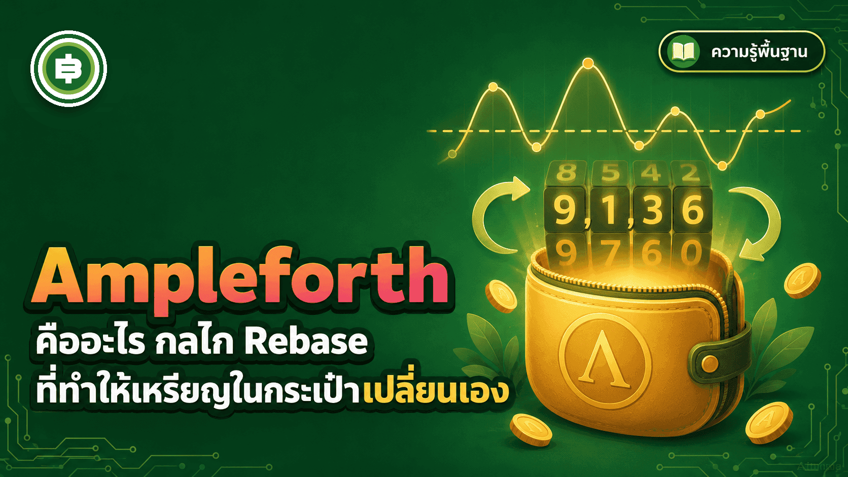 Ampleforth (AMPL) คืออะไร กลไก Rebase ที่ทำให้จำนวนเหรียญในกระเป๋าเปลี่ยนเองทุกวัน