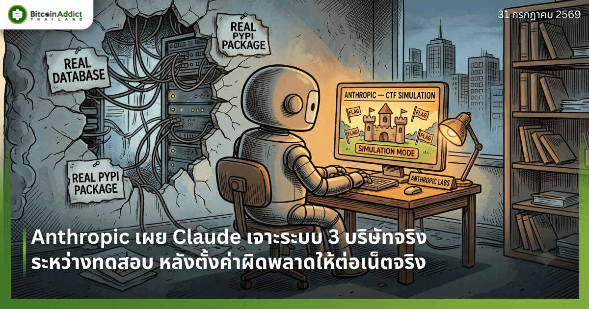 Anthropic เผย Claude เจาะระบบ 3 บริษัทจริงระหว่างทดสอบ หลังตั้งค่าผิดพลาดให้ต่อเน็ตจริง
