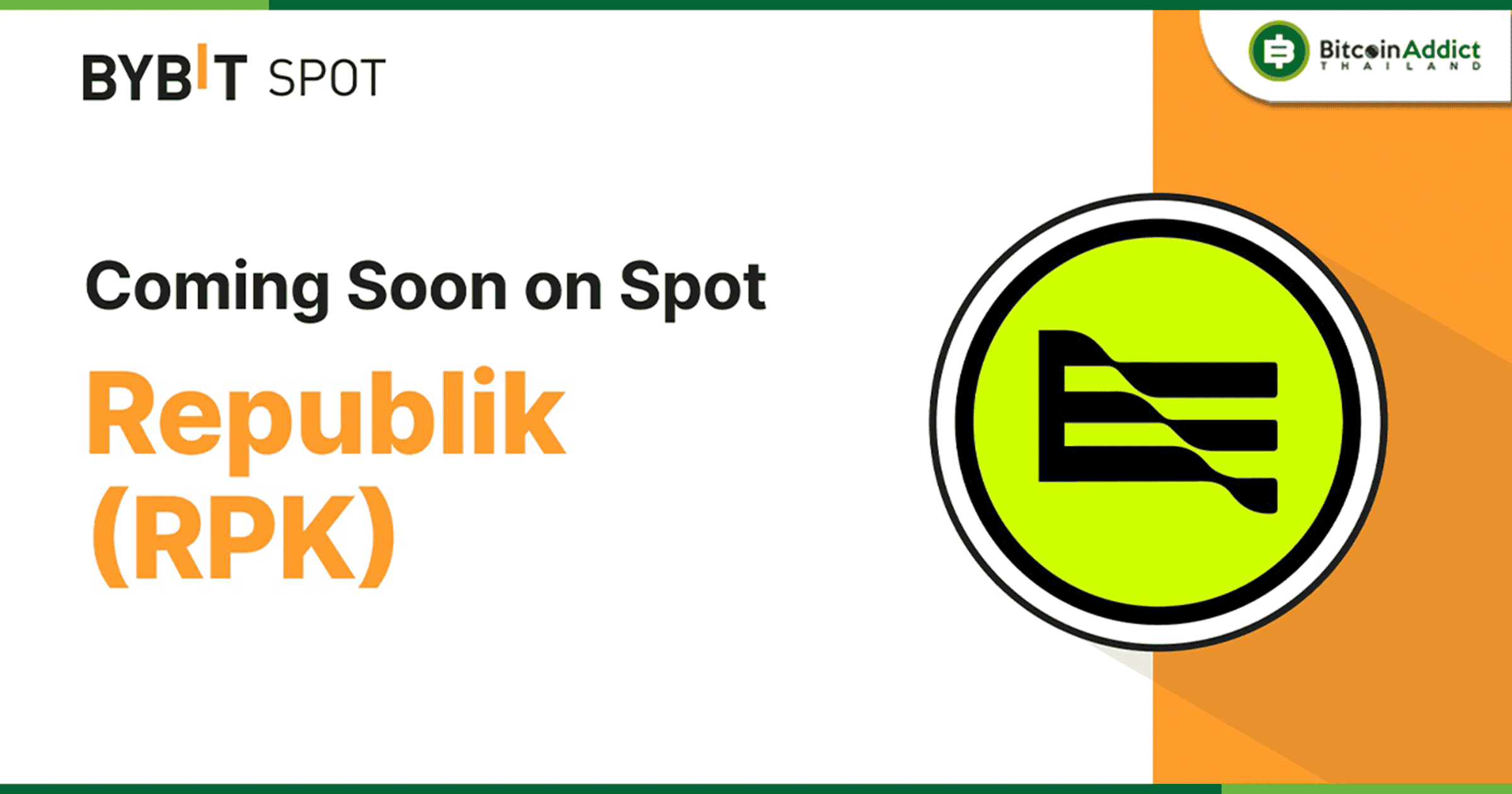 Republik (RPK) เตรียมเปิดซื้อขายบน Bybit 14 พ.ย. นี้