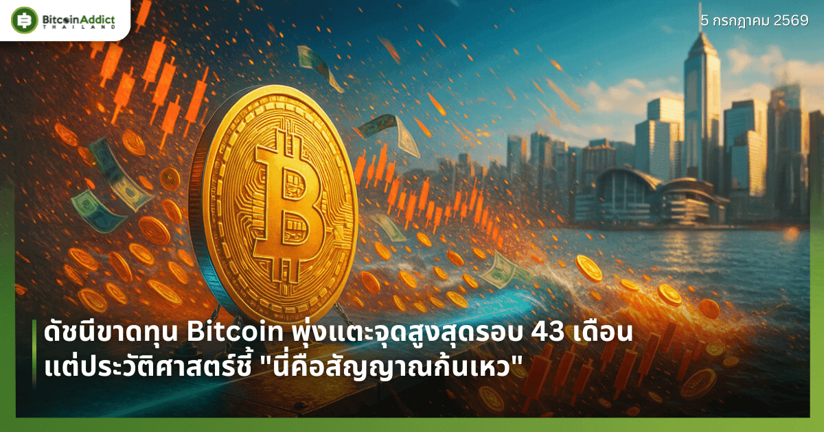 ดัชนีขาดทุน Bitcoin พุ่งแตะจุดสูงสุดรอบ 43 เดือน แต่ประวัติศาสตร์ชี้ "นี่คือสัญญาณก้นเหว"