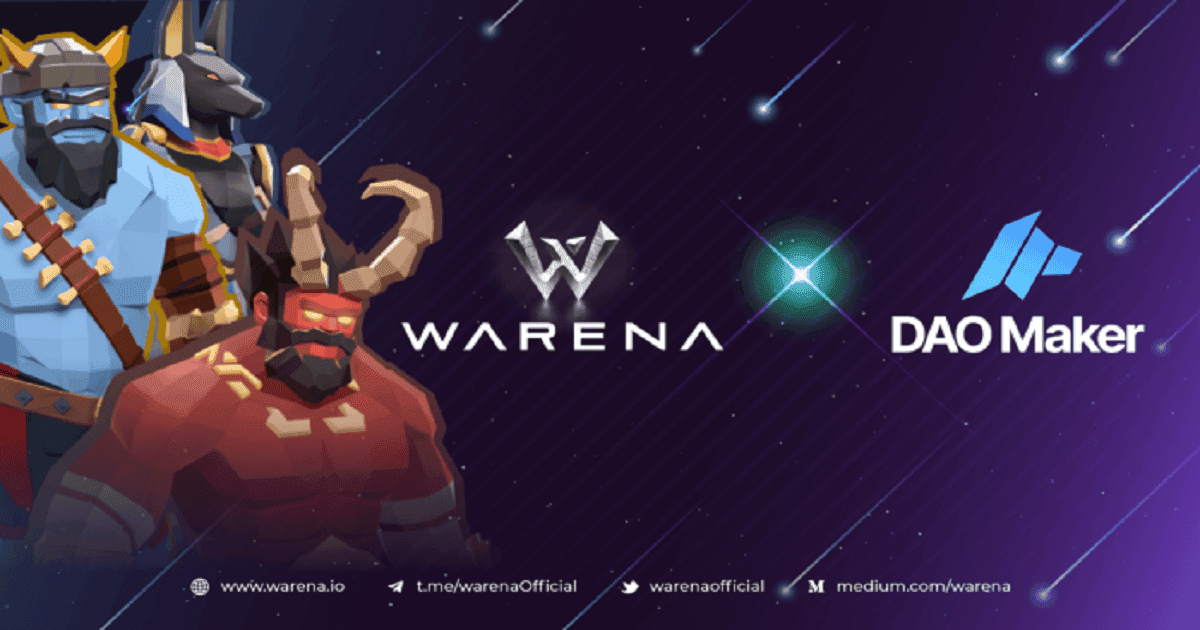 Warena ประกาศการขายโทเค็น & Whitelist บน DAOMaker