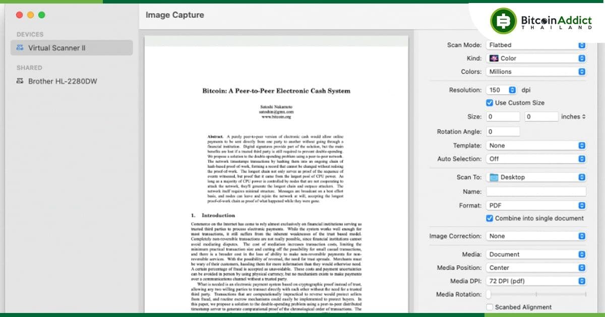 พบไฟล์ PDF ของ "Bitcoin White Paper" ซ่อนอยู่ใน macOS รุ่นใหม่ทุกรุ่น