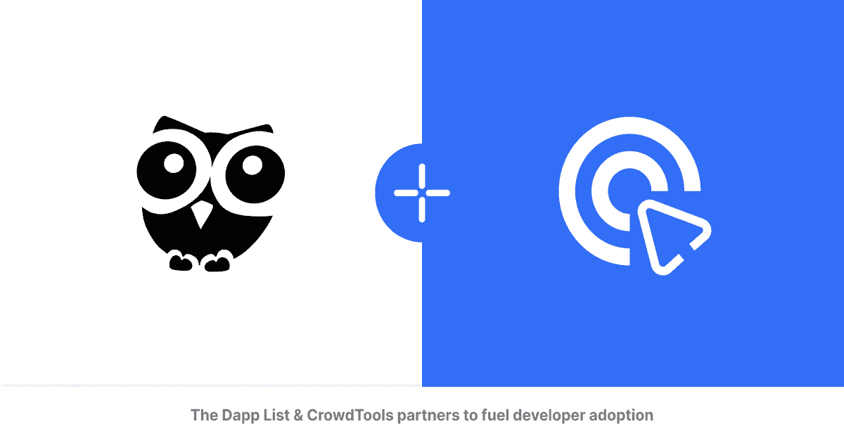 The Dapp List จับมือกับ Crowd Tools เพื่อสนับสนุนนักพัฒนา Web3