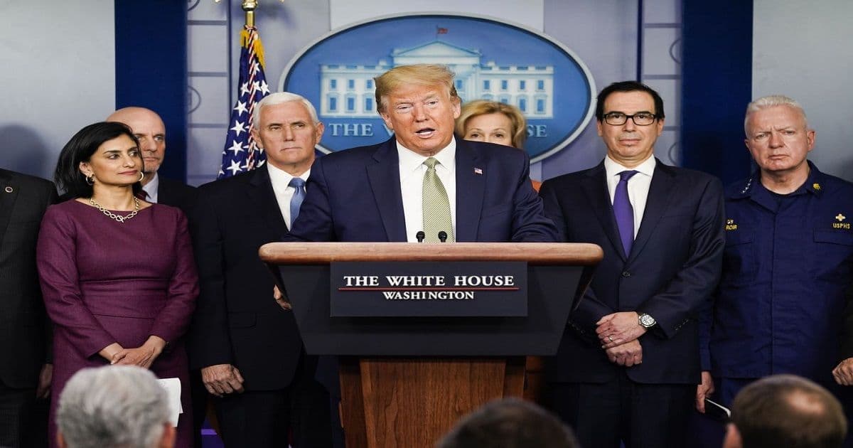 ราคา Bitcoin เพิ่มทันที หลังจากทรัมป์ประกาศแจกเงินชาวอเมริกันครอบครัวละ 32,000 บาท สู้ไวรัส COVID-19