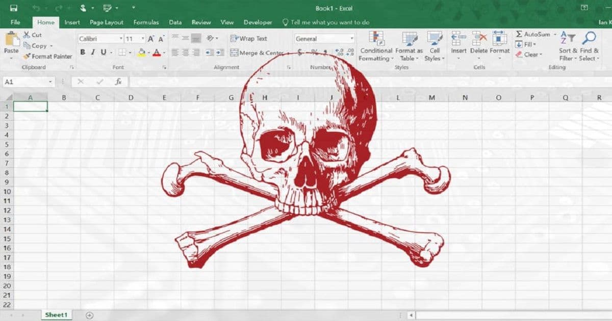 พบ Ransomware ที่ชื่อ Avaddon ซึ่งใช้มาโคร Excel 4.0 ในการแจกจ่ายอีเมลที่เป็นอันตราย