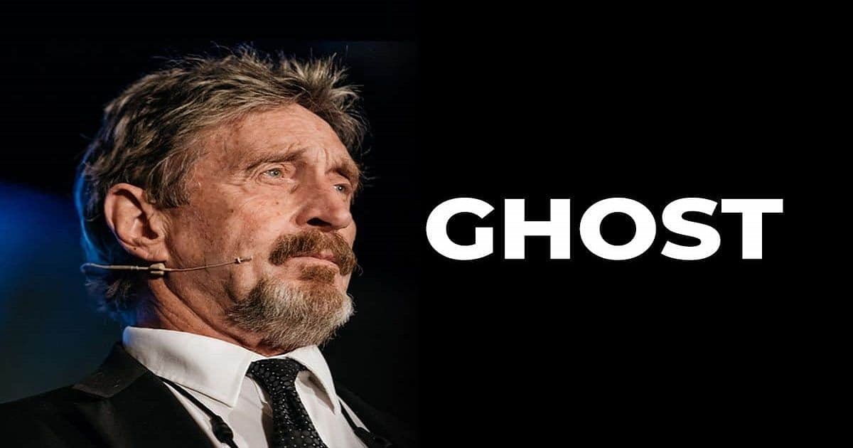 John McAfee ถอนตัวจากโครงการเหรียญ Privacy อย่าง "Ghost" แล้ว