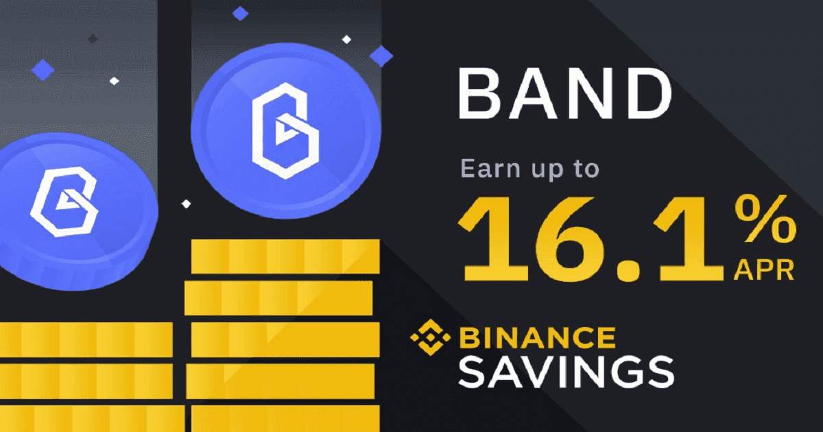 Binance Saving ประกาศเพิ่มเหรียญ Band ของคนไทย พร้อมดอกเบี้ยสูงสุด 16.1% ต่อปี