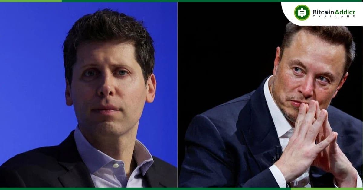 Elon Musk ถอนฟ้อง Sam Altman ซีอีโอ OpenAI แล้ว