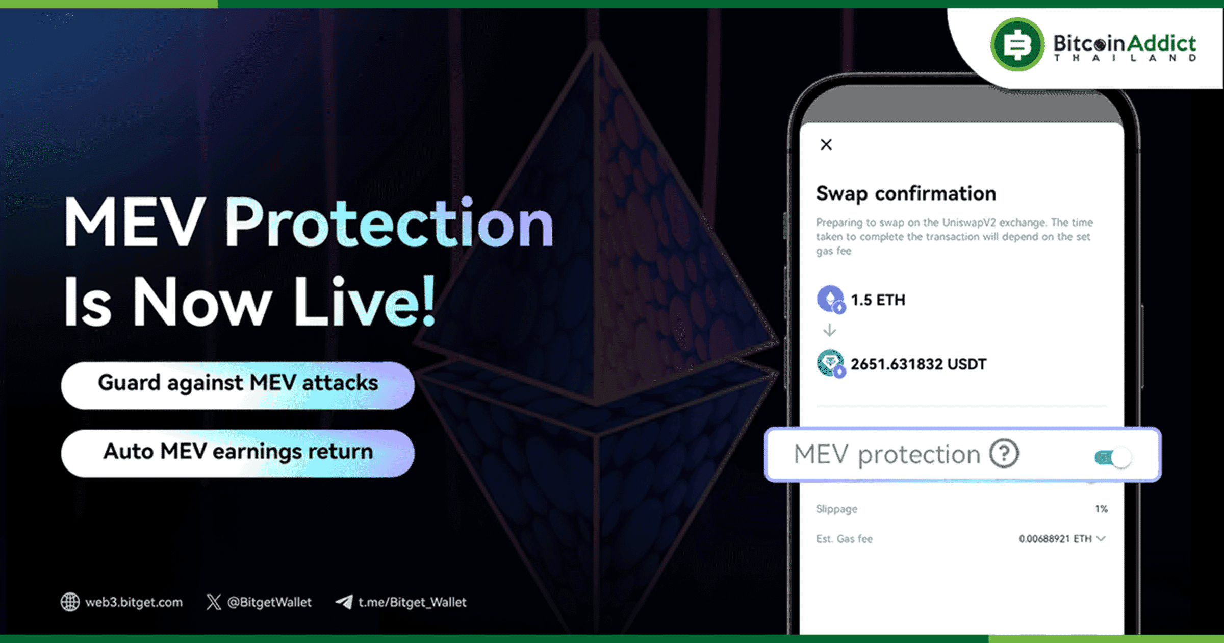Bitget Wallet เสริมความแข็งแกร่งให้กับการป้องกัน MEV