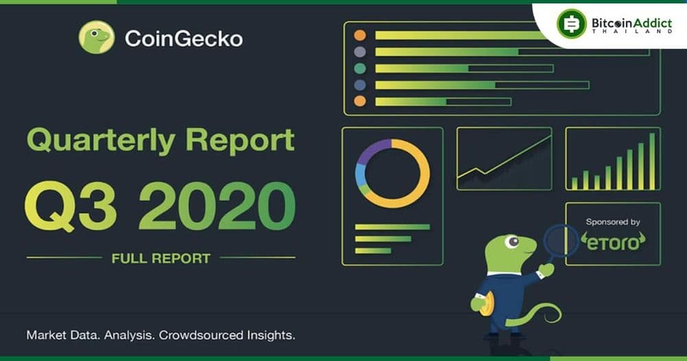 CoinGecko เผยว่า Market Cap รวมของตลาด Crypto ในไตรมาส 3 เพิ่มขึ้น เมื่อเทียบกับไตรมาส 2 แม้จะโดนเทขายอย่างหนัก