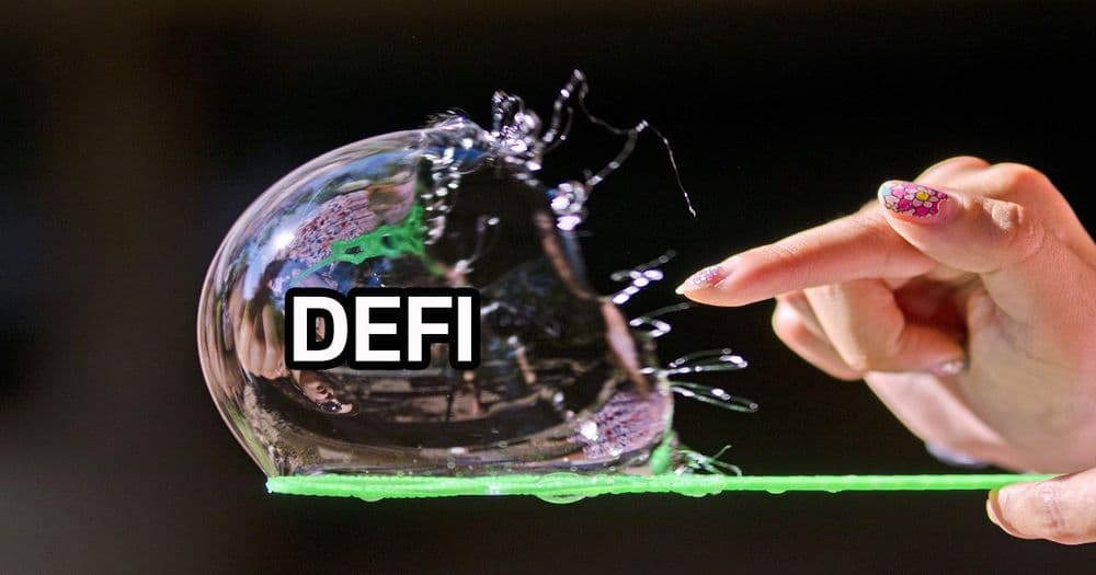 Decentralized Finance กำลังเป็นฟองสบู่หรือไม่?
