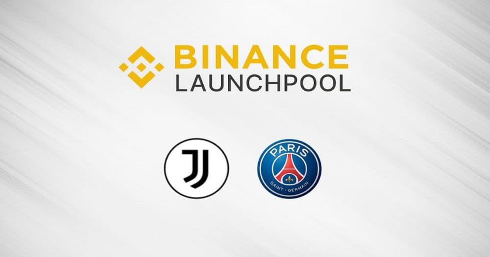 Binance เปิดตัวการฟาร์มโทเค็นจากสโมสรฟุตบอล "ปารีสแซ็ง-แฌร์แม็ง" และ "ยูเวนตุส"