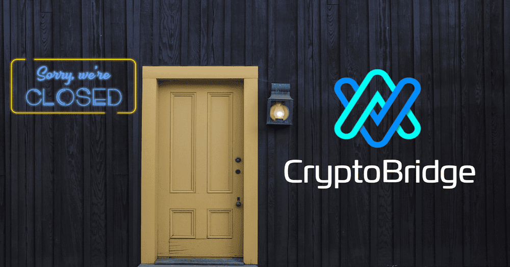 CryptoBridge เว็บเทรดแบบ Decentralized (DEX) ประกาศปิดตัว โดยอ้างเหตุผลถึง "กฎระเบียบที่เพิ่มขึ้น"