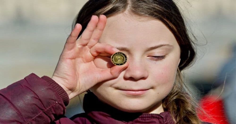 จัสติน ซัน ผู้ก่อตั้ง TRON  กล่าวว่าจะบริจาคเงิน 1 ล้านดอลลาร์ให้กับ เกรตา ธันเบิร์ก นักเคลื่อนไหวด้านสิ่งแวดล้อมวัย 16 ปี