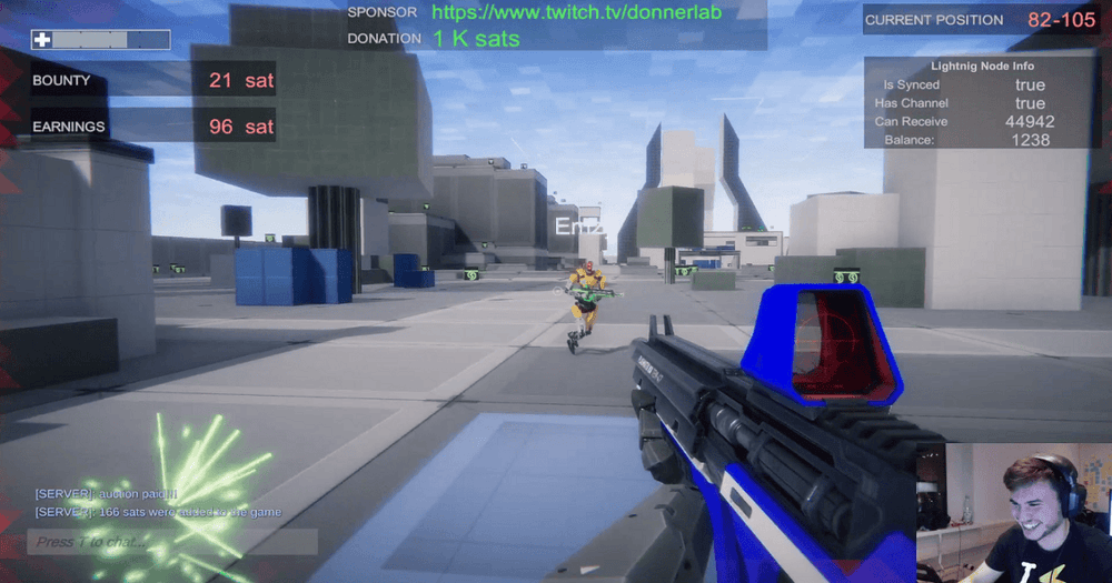 "Bitcoin Bounty Hunt" เกมออนไลน์แนวมัลติ FPS ที่ให้คุณยิงหัวเพื่อน เพื่อรับ Bitcoin เป็นรางวัล