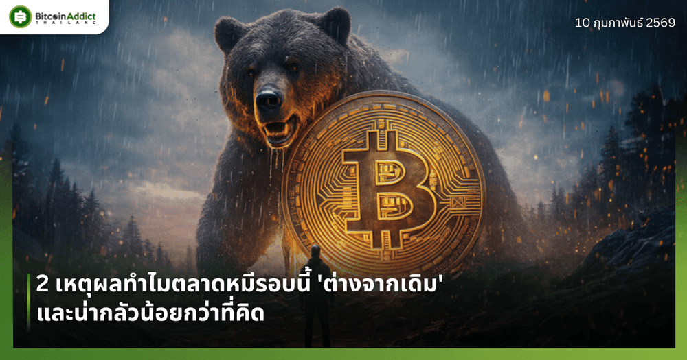 2 เหตุผลทำไมตลาดหมีรอบนี้ 'ต่างจากเดิม' และน่ากลัวน้อยกว่าที่คิด