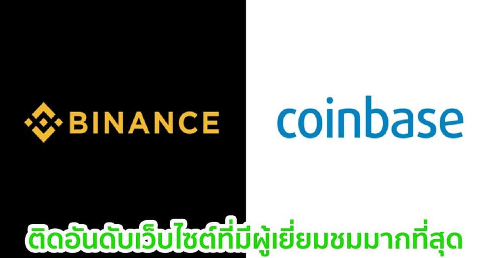 Binance , Coinbase ติดอันดับเว็บไซต์ที่มีผู้เยี่ยมชมมากที่สุด 1,000 อันดับแรกของโลก
