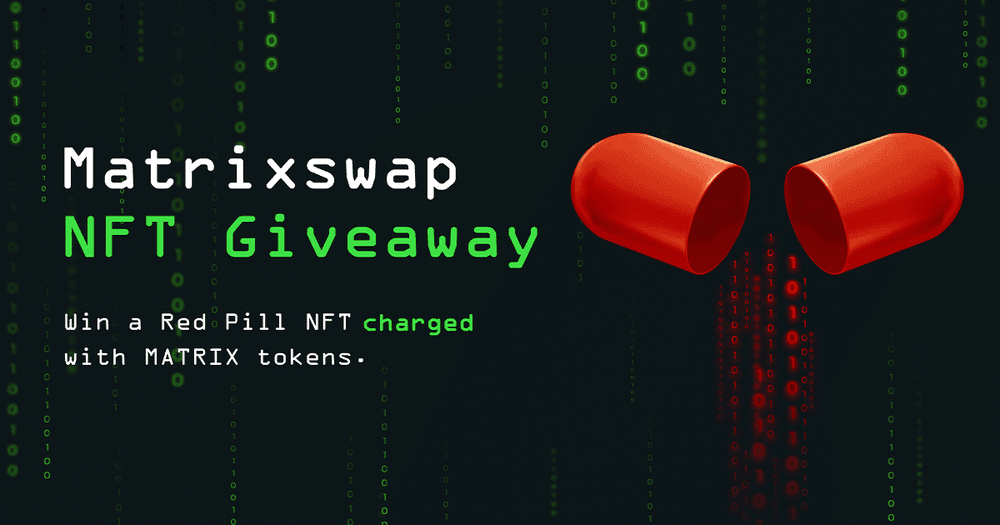 Matrixswap ประกาศแจก NFT แก่ผู้โชคดี 32 คน