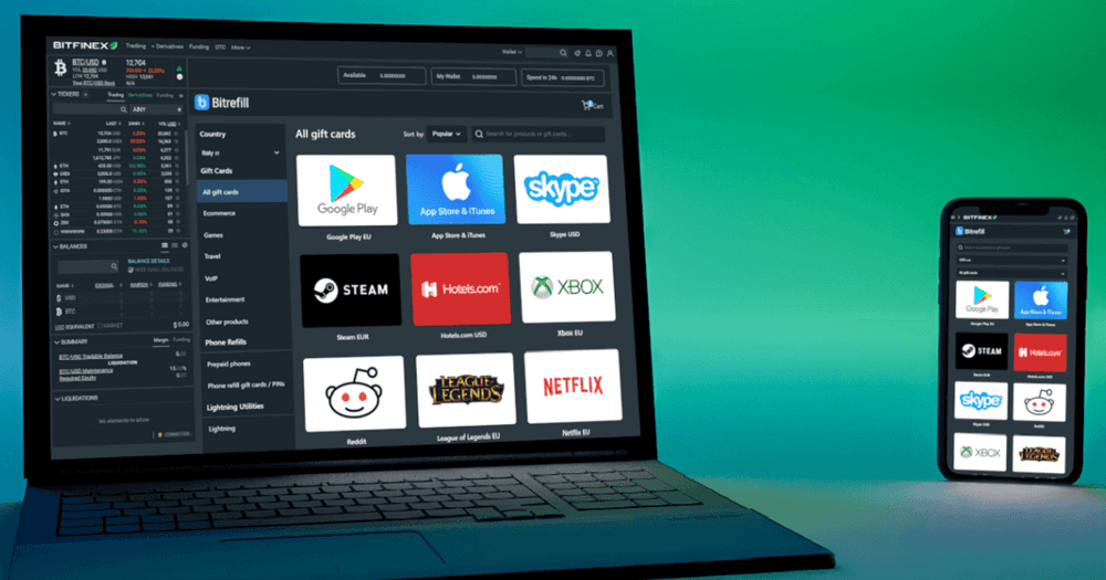 เว็บเทรด Bitfinex จับมือกับ Bitrefill ให้ผู้ใช้สามารถซื้อบัตรของขวัญดิจิทัลกว่า 2,000 รายการด้วย Bitcoin ผ่าน Lightning Network
