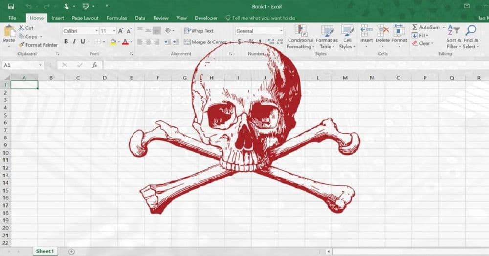 พบ Ransomware ที่ชื่อ Avaddon ซึ่งใช้มาโคร Excel 4.0 ในการแจกจ่ายอีเมลที่เป็นอันตราย