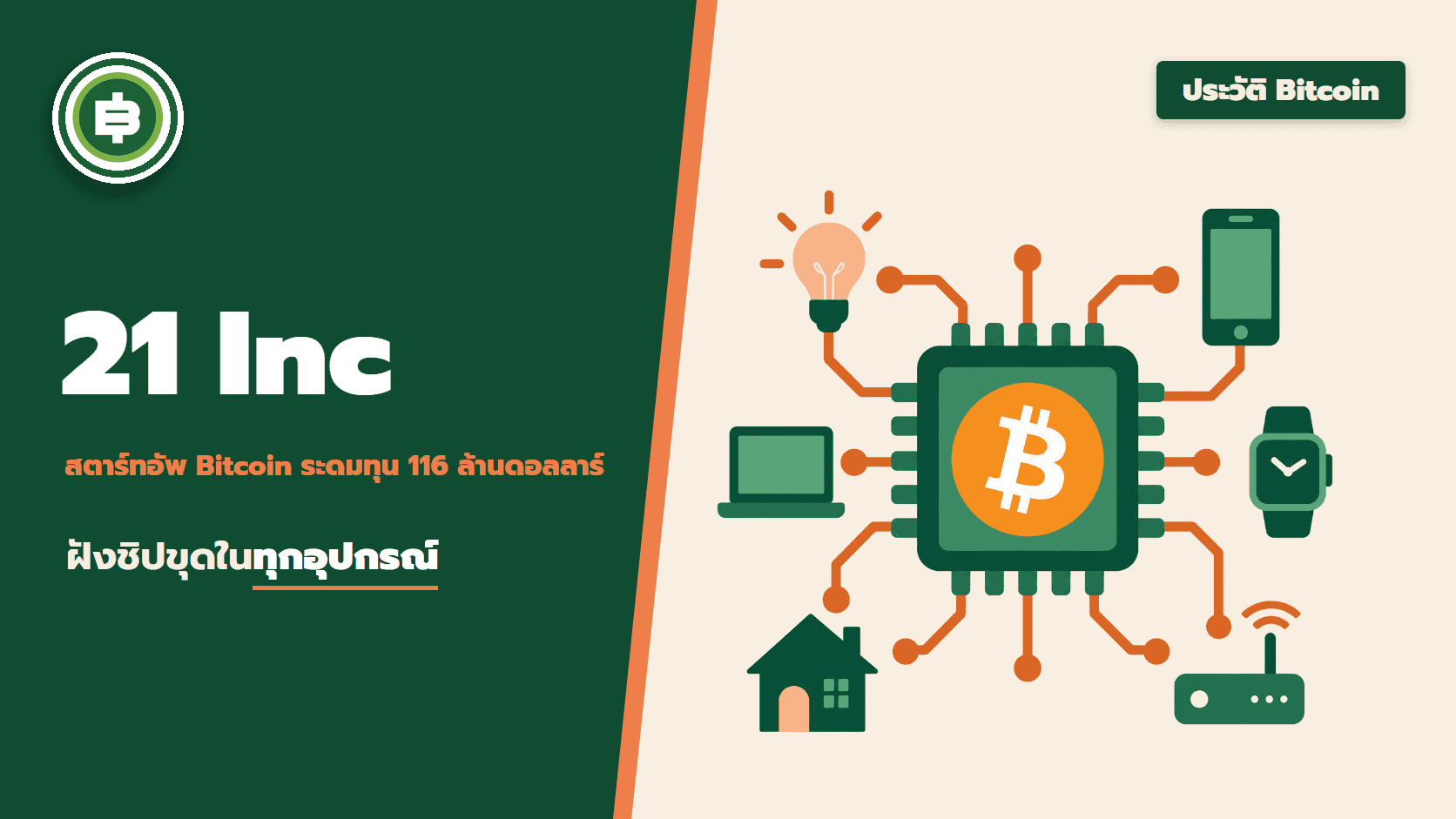21 Inc ระดมทุน 116 ล้านดอลลาร์ปี 2015 สตาร์ทอัพ Bitcoin ที่อยากฝังชิปขุดในทุกอุปกรณ์ จนกลายเป็น Earn.com ของ Coinbase