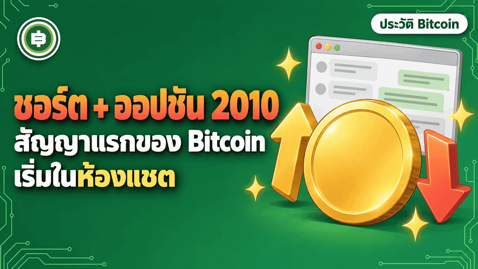 ขายชอร์ตและคอลออปชัน Bitcoin ครั้งแรกปี 2010 จากการยืม 100 BTC ในห้องแชต สู่ตลาดอนุพันธ์หลายหมื่นล้านดอลลาร์