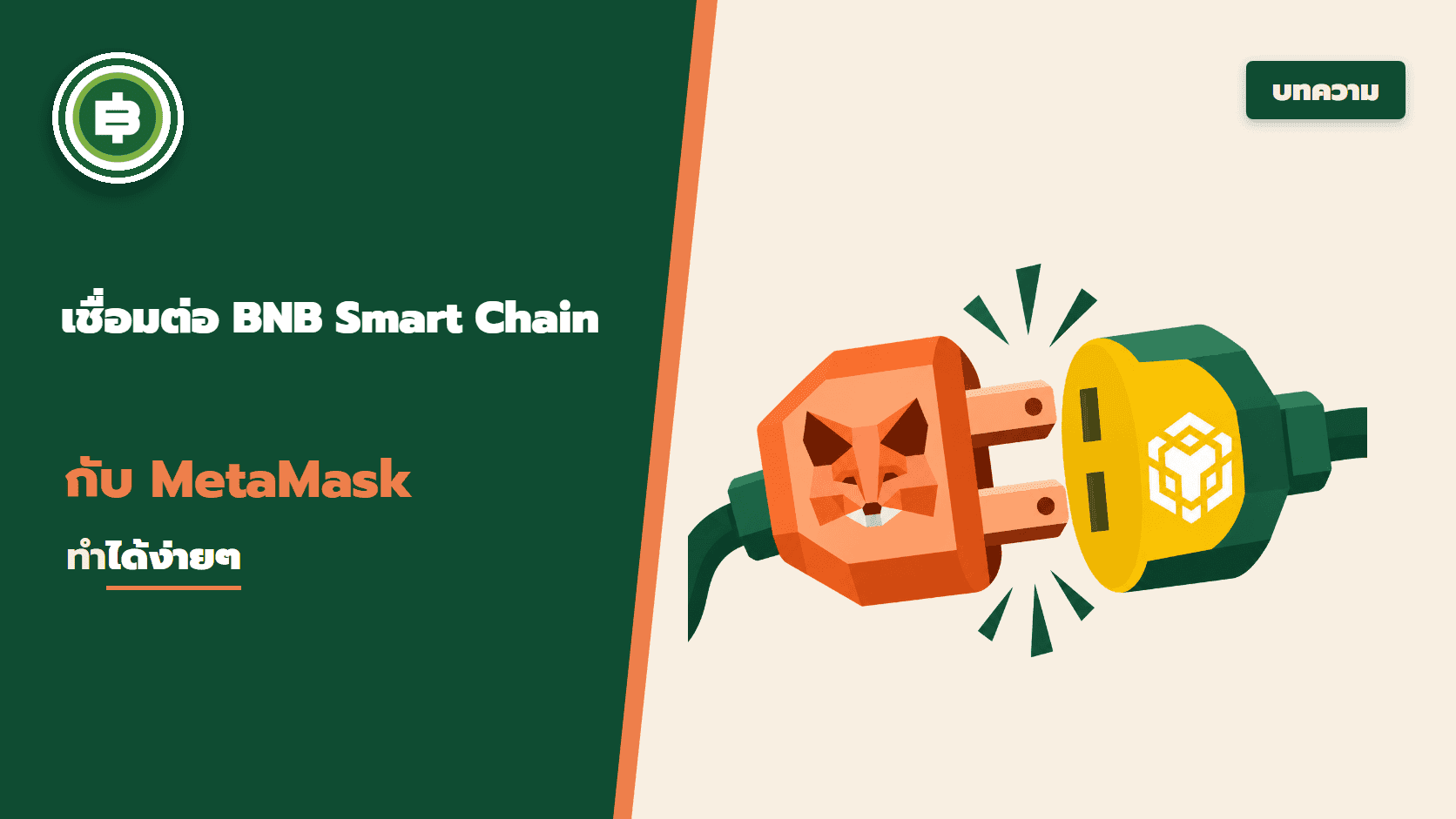 วิธีเชื่อมต่อ BNB Smart Chain กับ MetaMask