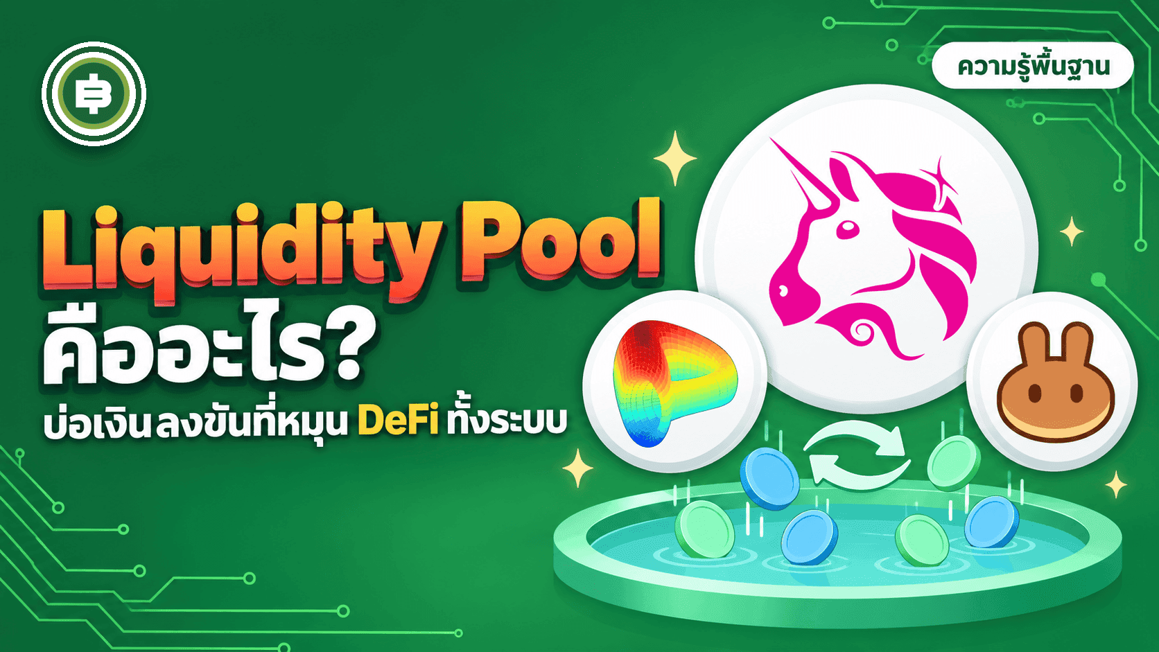 Liquidity Pool คืออะไร บ่อเงินที่ขับเคลื่อน DeFi ทั้งระบบ