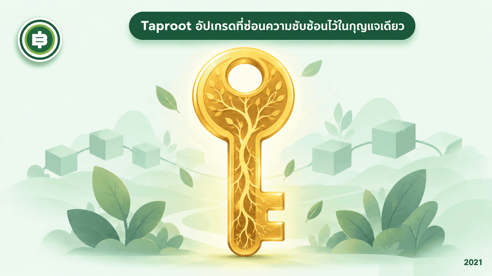 Taproot การอัปเกรดใหญ่ของ Bitcoin ปี 2021 ที่ถูกใช้จริงไม่ตรงกับที่ออกแบบไว้