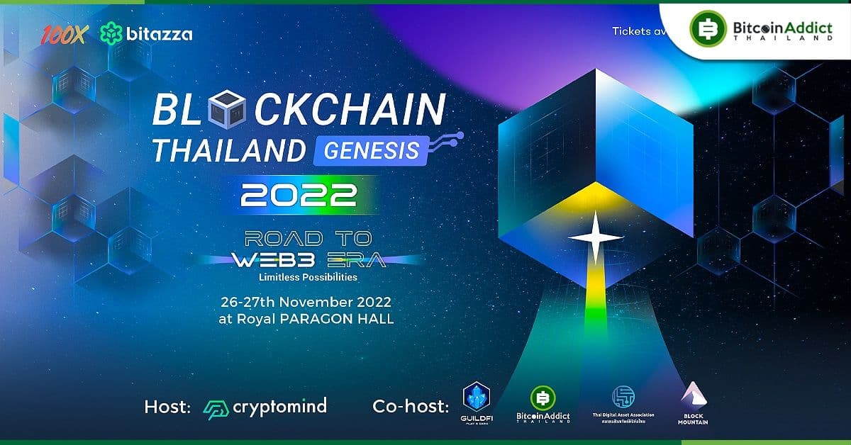thailands largest blockchain event blockchain thailand genesis 2022 with 10 10 promotion