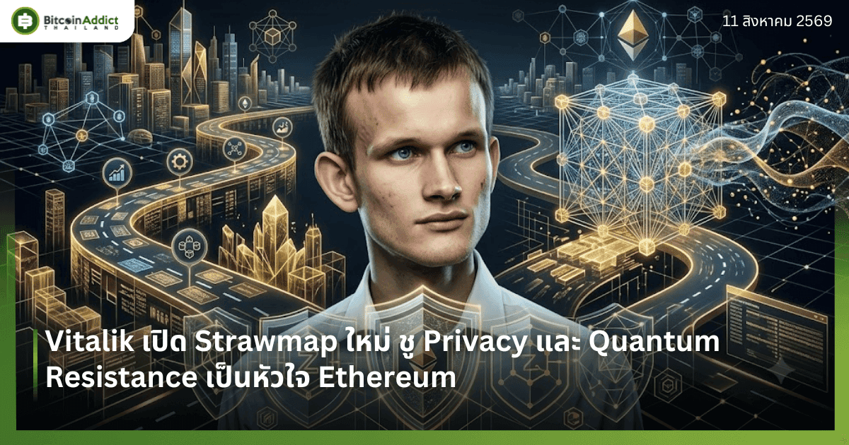 Vitalik เปิด Strawmap ใหม่ ชู Privacy และ Quantum Resistance เป็นหัวใจ Ethereum